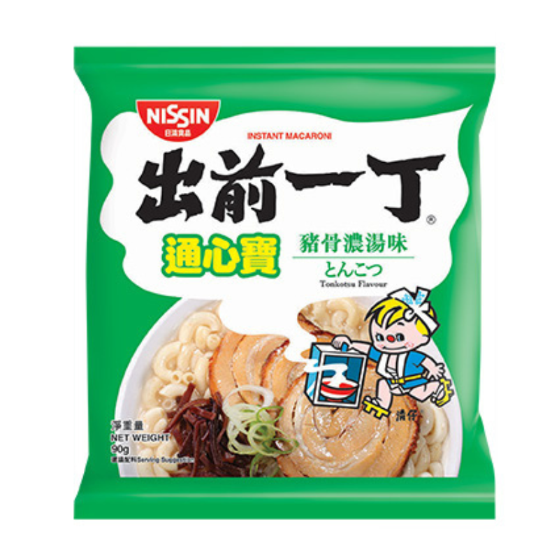 Nissin Demae Iccho Macaroni: Tonkotsu Flavor