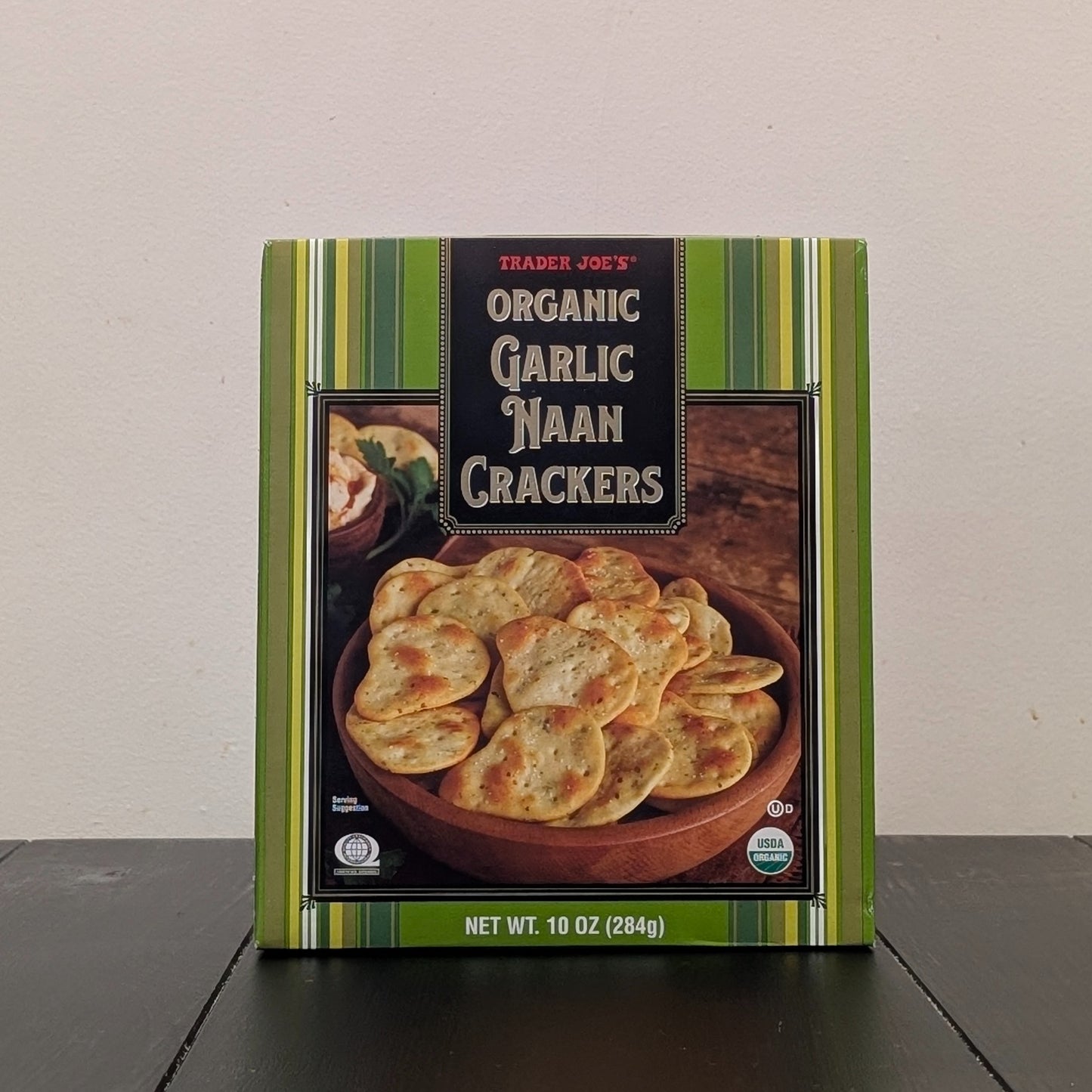 Trader Joe's Organic Garlic Naan Crackers