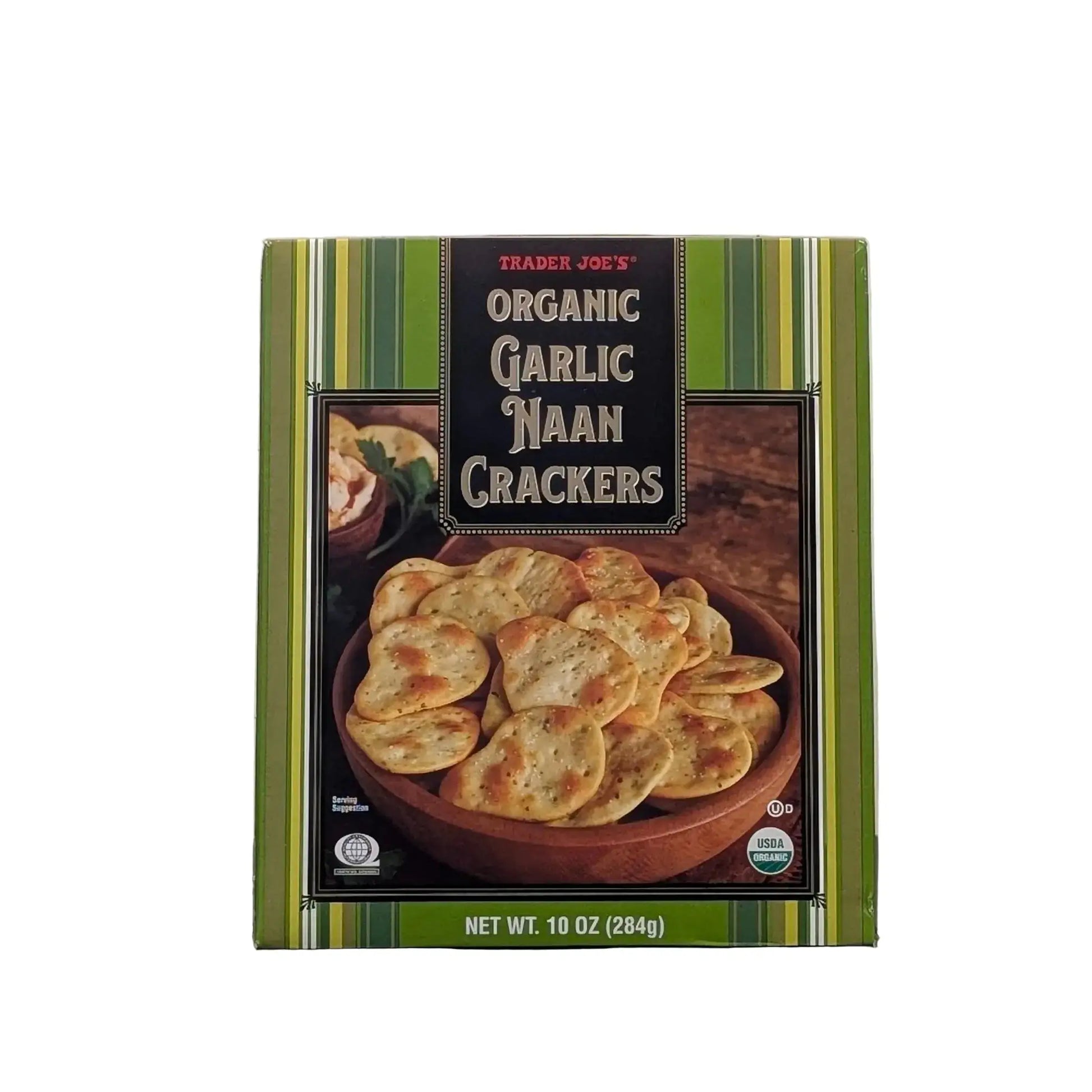 Trader Joe's Organic Garlic Naan Crackers