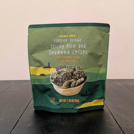 Trader Joe's Korean Bugak Sticky Rice and Seaweed Crisps