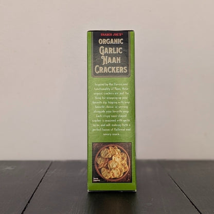 Trader Joe's Organic Garlic Naan Crackers