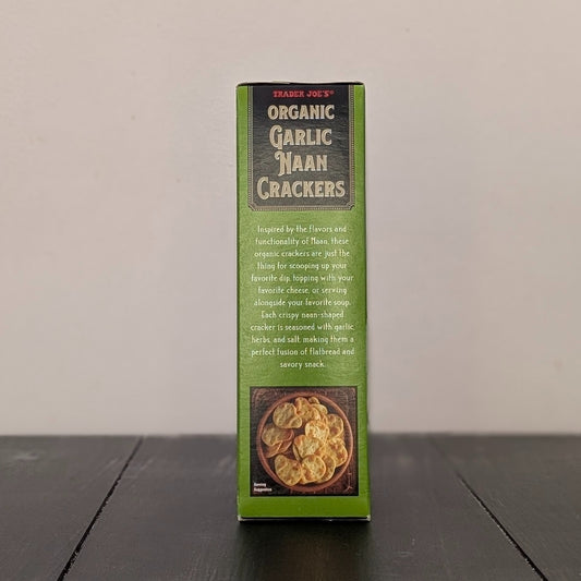 Trader Joe's Organic Garlic Naan Crackers