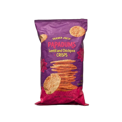 Trader Joe's Papadums Lentil and Chickpea Crisps