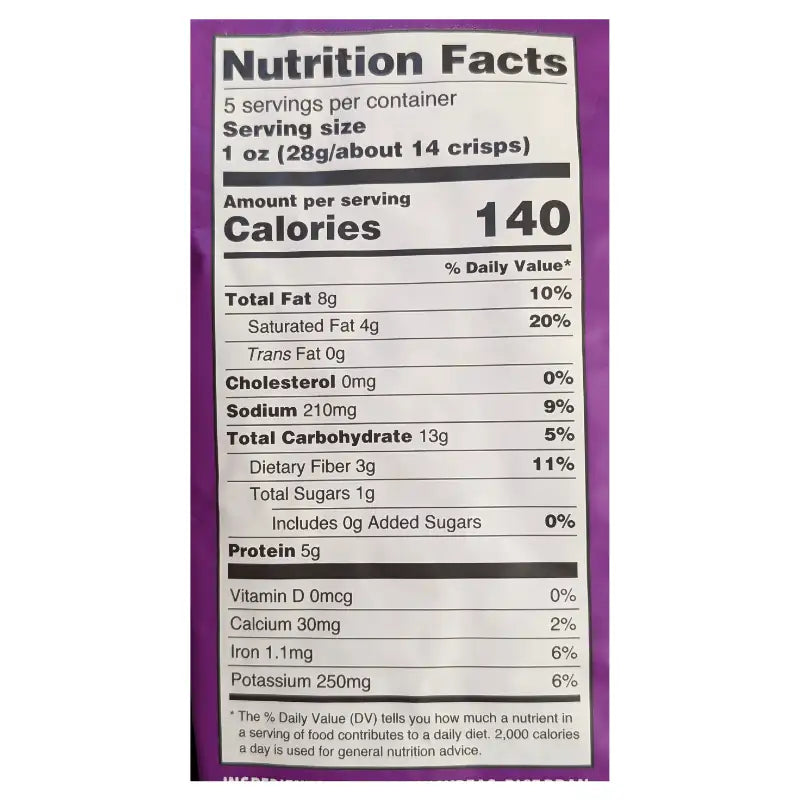 Trader Joe's Papadums Lentil and Chickpea Crisps