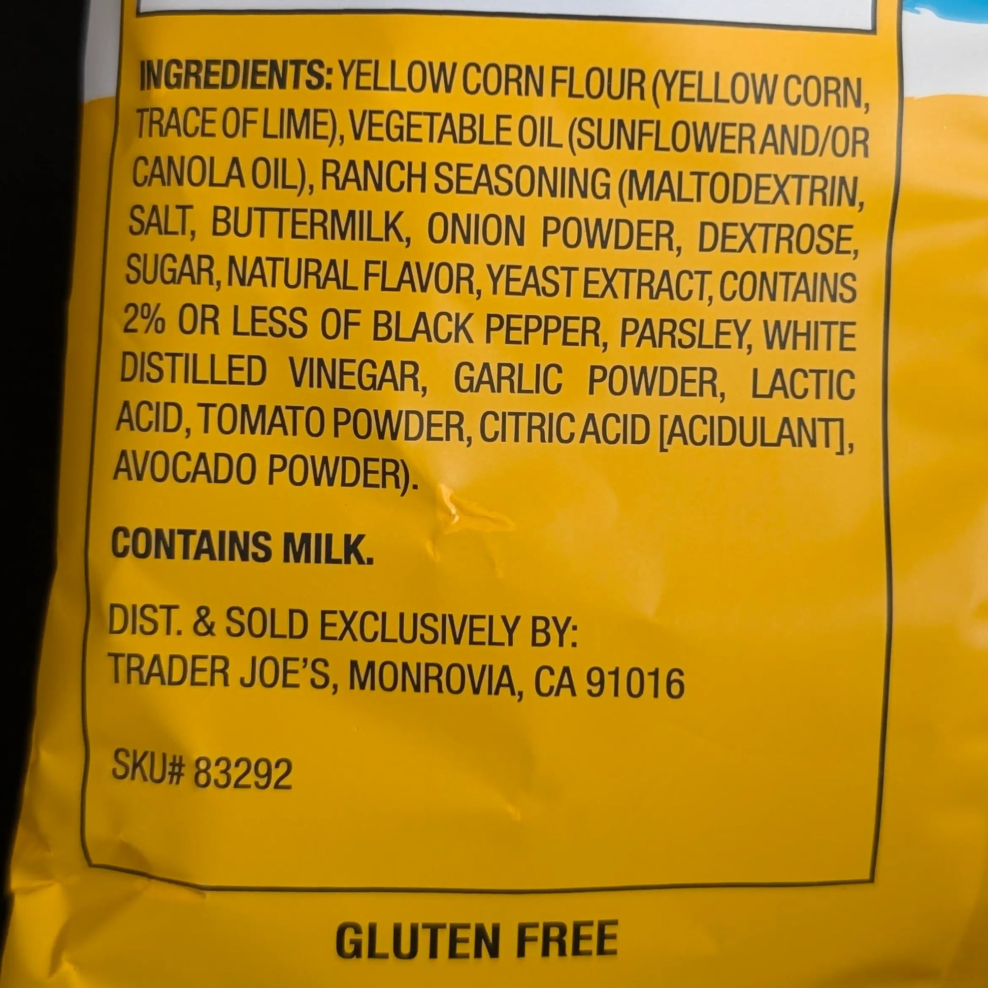 Trader Joe's Ranch Rolled Corn Tortilla Chips | HK Foodies