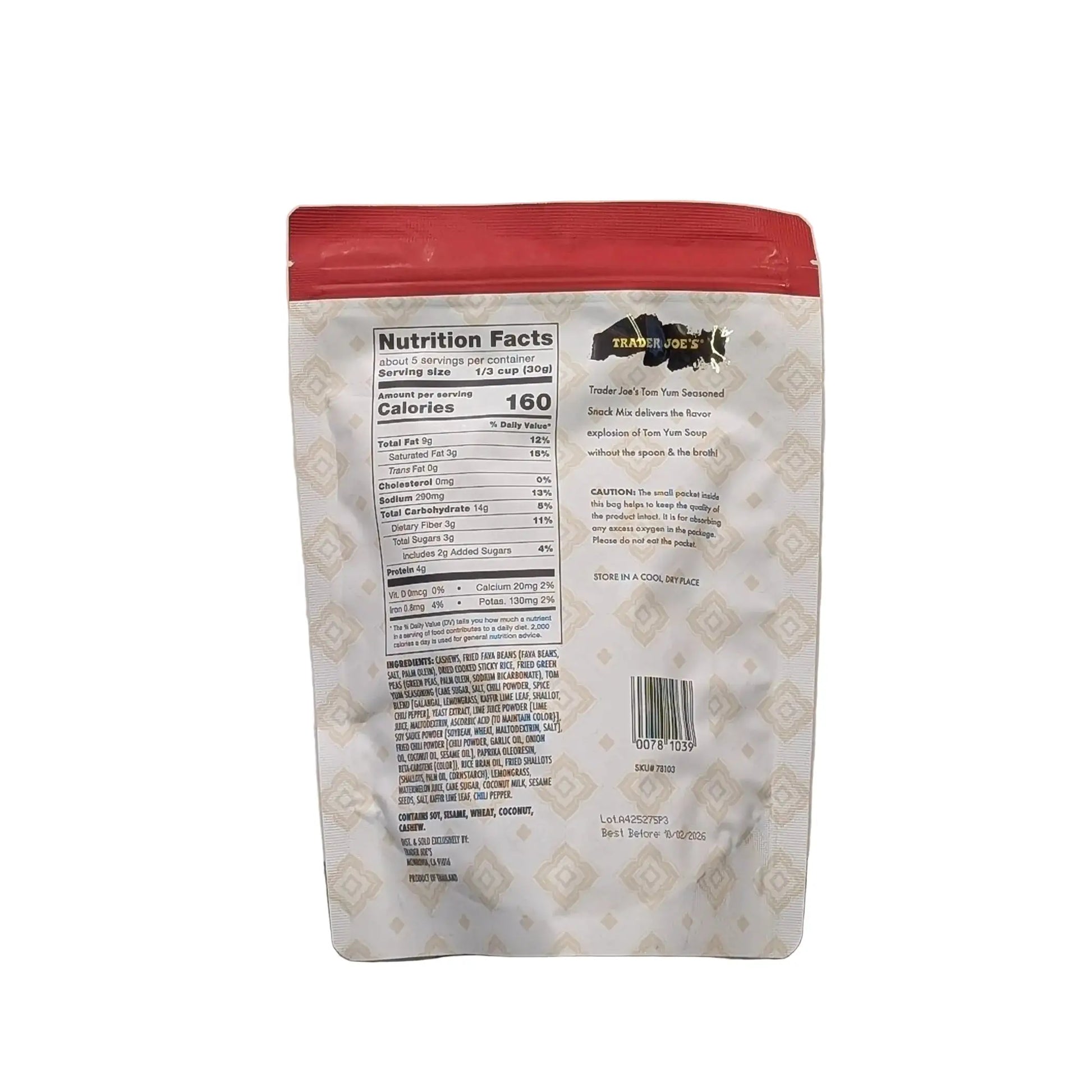 Trader Joe's Tom Yum Seasoned Snack Mix